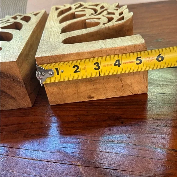 Wooden Tree Bookends - Picture 9 of 10